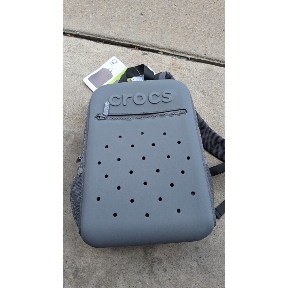 Crocs Unisex Classic Backpack Gray Tags Attached Brand New